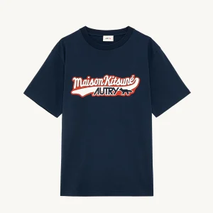 Autry . T-Shirt Main Unisex Maison Kitsuné . Blue