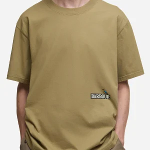 T-shirt graphique Barbour Campbell OS (Khaki britannique)