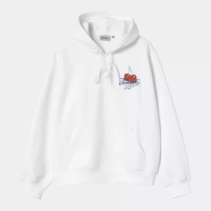 Carhartt Wip . Hooded Jake Garcia Sweat . White