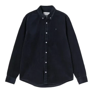 Carhartt Wip . Madison Cord Shirt . Dark Navy