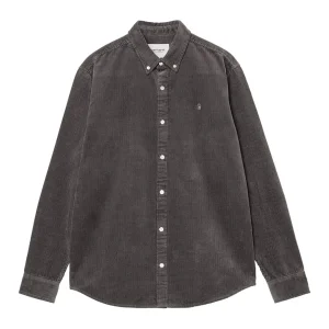 Carhartt Wip . Madison Cord Shirt . Graphite