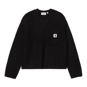 Carhartt Wip .  W&rsquo; Mira Sweater . Black