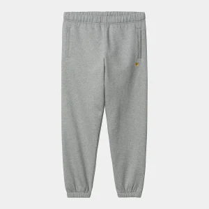 Carhartt Wip . Chase Sweat Pant . Grey Heather