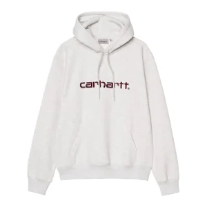 Carhartt Wip . Hooded Carhartt Sweat . Ash Heather / Rondo