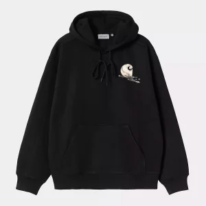 Carhartt Wip . Hooded Jake Garcia Sweat . Black