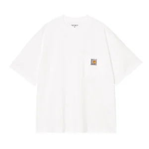 Carhartt Wip  . Work Pocket T-Shirt . White