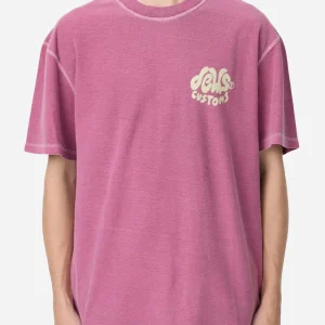 T-shirt inversé Deus Debris (Rose sèche)