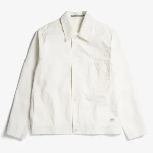 Norse Projects . Marcus Canvas Overshirt . Ecru