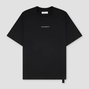 OAMC Peacemaker . Loose Fit T-Shirt Landart 02 Print . Black