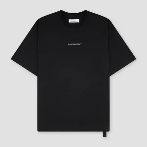 OAMC Peacemaker . Loose Fit T-Shirt Pigeon Print . Black