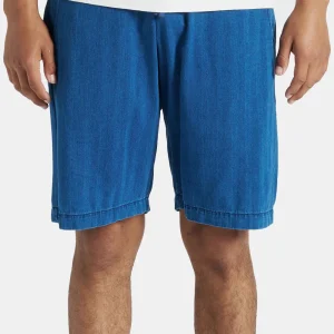 Universal Works Herringbone Denim Lumber Short (Washed Indigo)
