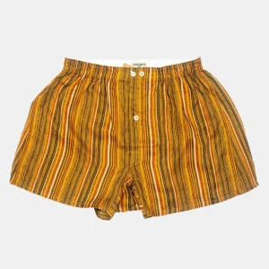 ISM Anonymous African Stripes Boxers (moutarde)