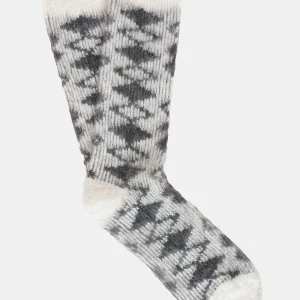 Anonyme ISM Sieste Diamond JQ Crew Sock (Beige)