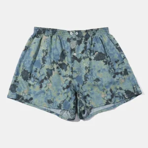 Anonyme ISM Rayon Shibori Pattern Boxers (Mint)