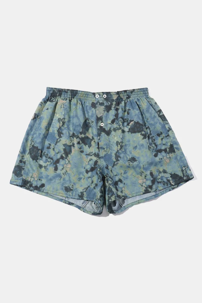 Anonyme ISM Rayon Shibori Pattern Boxers (Mint) – Image 2