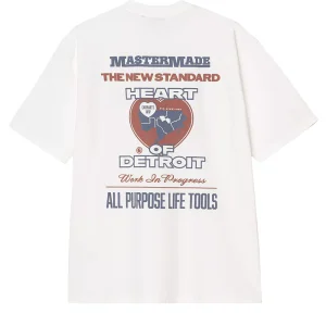 CARHARTT WIP ARCAN T-SHIRT White Heavy Stone