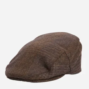 Barbour Deveron Tweed Flat Cap (café)