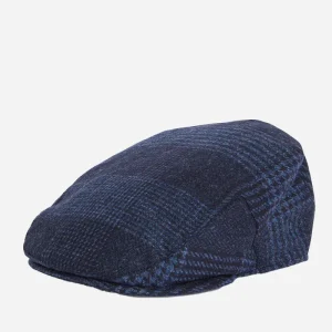 Barbour Deveron Tweed Flat Cap (marine)