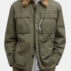 Barbour Ripstop Overshirt (Burnt Olive)