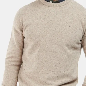 Barbour Tisbury Tricoted Crew Sweater (Stone)
