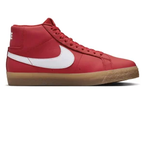 NIKE SB ZOOM BLAZER MID ISO University Red / White