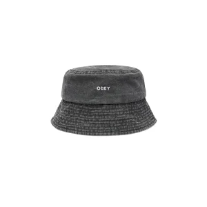 Obey Bold Pigment Canvas Bucket Bob - Black