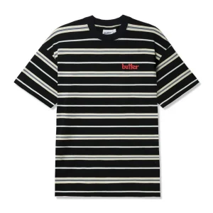 Butter Bryce Stripe T-Shirt - Black