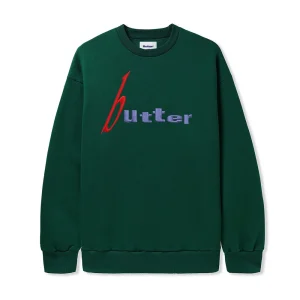 Butter Device Crewneck Sweatshirt - Dark Green