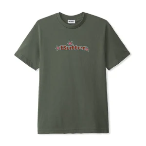 Butter Goods Star Logo T-Shirt - Army