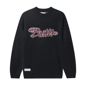 Butter Jive Knit Sweater Sweat - Black