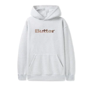 Butter Logo Camo Applique Pullover Hood Sweat A Capuche - Ash