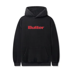 Butter Nylon Applique Pullover Hood Sweat A Capuche - Black