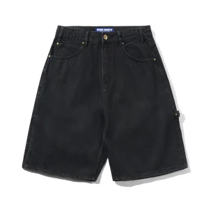 Butter Rivet Denim Short - Washed Black