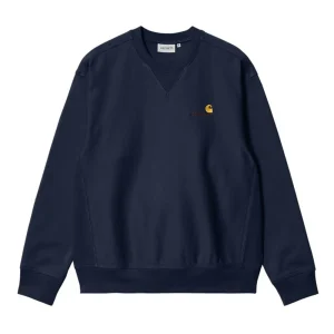 Carhartt Wip American Script Sweatshirt - Air Force Blue