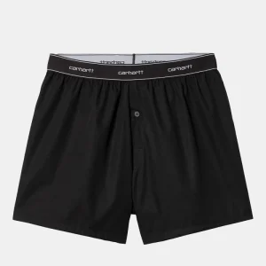 Carhartt Cotton Single Script Boxers (noir)