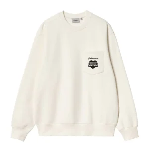Carhartt Wip Heart Train Pocket Sweatshirt - Wax
