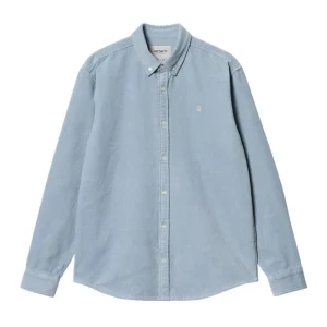 Carhartt Wip L/S Madison Cord Ls Shirt Dusty Ice / Wax