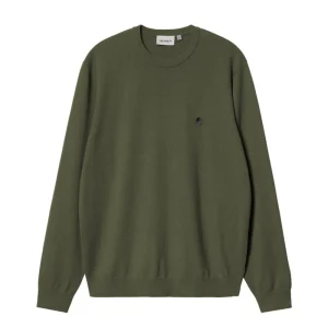 Carhartt Wip Madison Sweater - Tarragon / Black