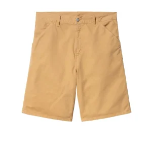 Carhartt Wip Single Knee Short - Bourbon Garment Dyed