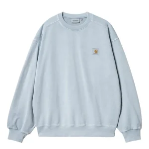 Carhartt Wip Vsita Sweatshirt Dusty Ice Garment Dyed