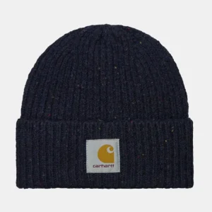 Bonnet Anglistic Carhartt WIP (Bleu Marine Moucheté Chiné)