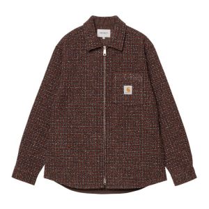 Carhartt Wip Bellamy Shirt Jacket - Check Tobacco