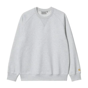 Carhartt Wip Chase Sweat Crew Ash Heather / Gold