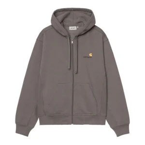 Carhartt Wip Hooded American Script Jacket Sweat A Capuche - Porphyry