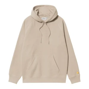Carhartt Wip Hooded Chase Sweat A Capuche - Fleur De Sel / Gold