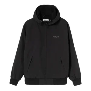 Carhartt Wip Hooded Sail Jacket - Black / White