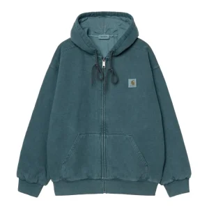 Carhartt Wip Hooded Vista Jacket - Deep Lagoon Garment Dyed
