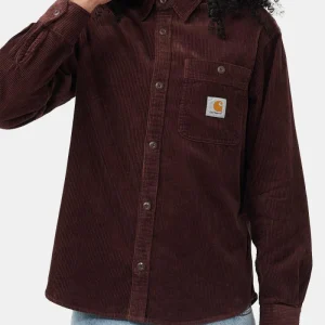 Carhartt Wip Long Mancheve Flint Shirt (Amarone Rinsed)
