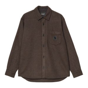 Carhartt Wip L/S Lowis Shirt Chemise - Lowis Houndstooth Vitola