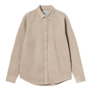 Carhartt Wip L/s Madison Cord Shirt Chemise - Wall